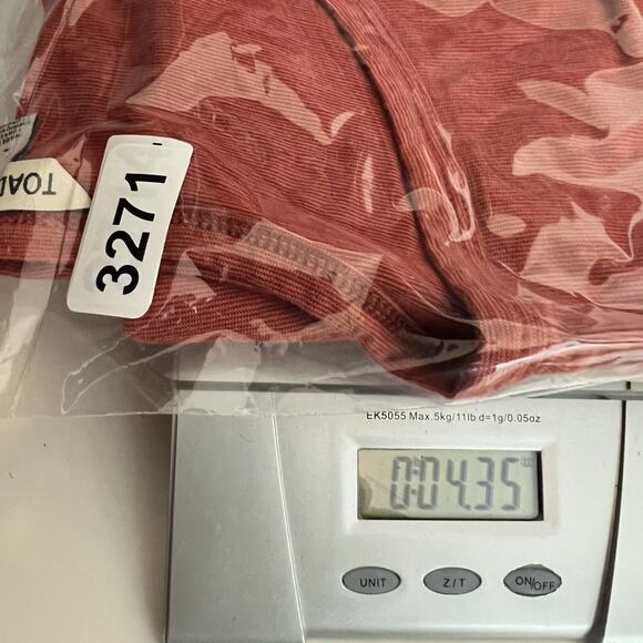 Toad Co Top Womens Large Orange Marley II SS Tee Organic Cotton Minimal Casual - Picture 12 of 12